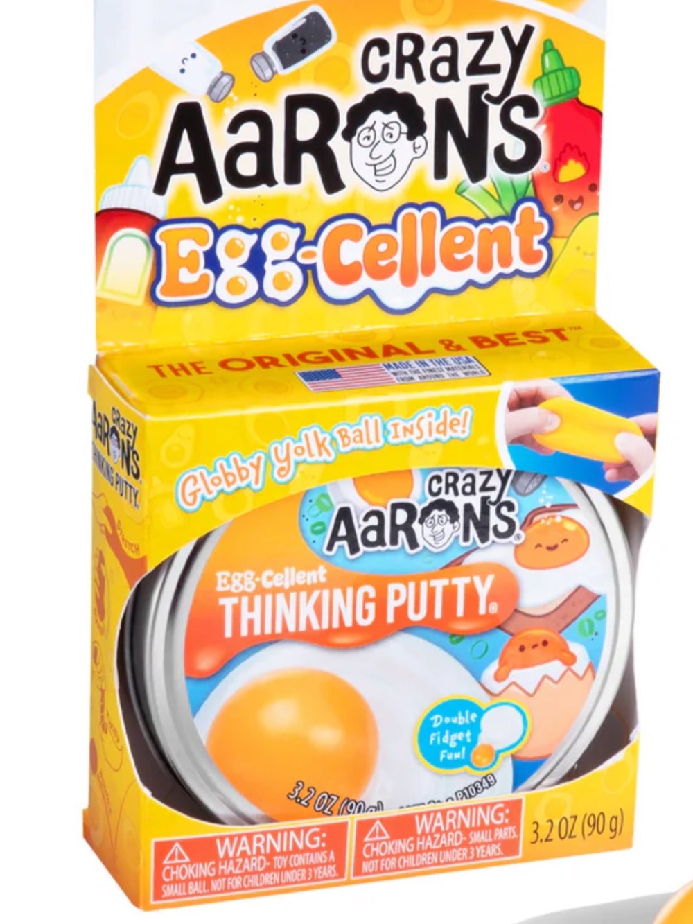 Rare, HTF!! Crazy Aaron's Egg-Cellent Thinking Putty Kids 3.2oz BN Trending